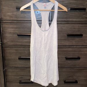 Grey racerback fabric Victoria’s secret tank top (long)